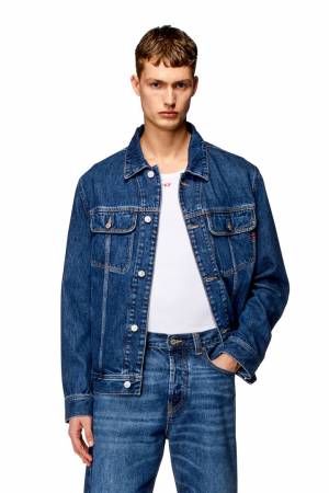 Diesel Men Regular-Fit Trucker Jacket - Blue (09I27)