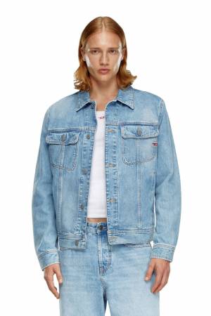 Diesel Men Regular-Fit Trucker Jacket - Blue (09I29)