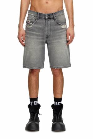 Diesel Men Denim Shorts - Grey (0CBCA)