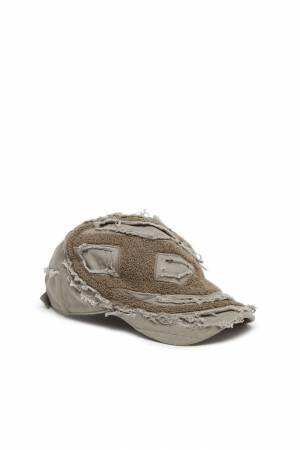 Diesel Men Baseball Cap With Towel Oval D Patch - Multicolor (0CMAP)