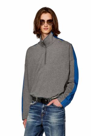 Diesel Men Hybrid Shirt In Jersey And Poplin - Multicolor (0KJAN)