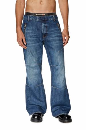 Diesel Men Straight Jeans - D-Ismis - Blue (0HJAW)