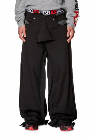 Diesel Men Straight Jeans - D-Rise - Black (0HLAB)