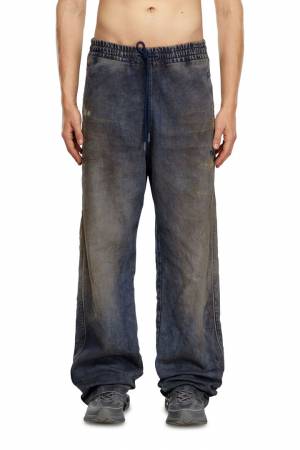 Diesel Men Straight D-Martians Track Denim - Blue (068LV)