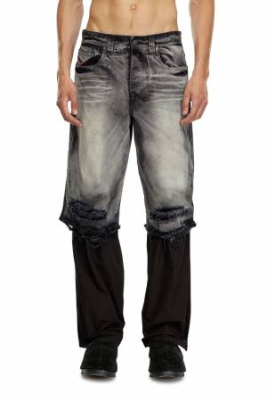 Diesel Men 5-Pocket Pants With Layered Leg - Multicolor (0CHBS)