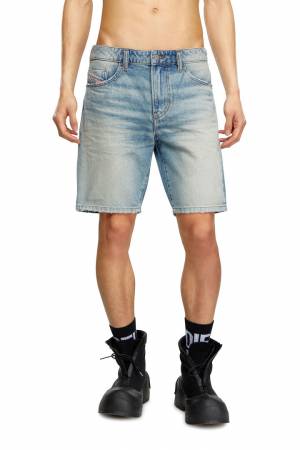 Diesel Men Slim Denim Shorts - Blue (0GRDR)