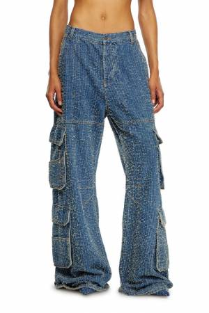 Diesel Women Straight Jeans 1996 D-Sire - Blue (0PGAH)