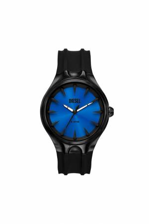 Diesel Men Streamline Three-Hand Black Silicone Watch - Black (00QQQ-2)