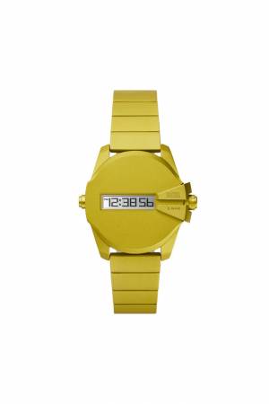 Diesel Men Baby Chief Digital Yellow Aluminum Watch - Yellow (00QQQ)