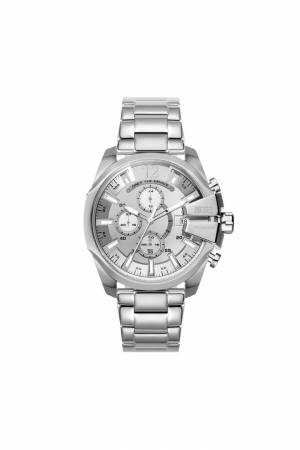 Diesel Men Baby Chief Chronograph Stainless Steel Watch - Silver (00QQQ)
