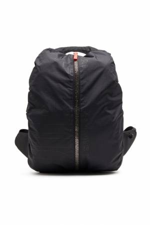Diesel Men Backpack In Check-Jacquard Shell - Black (P6872)