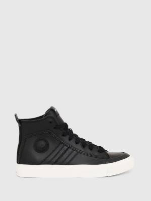 Diesel Men High-Top Sneakers With 3d Mohawk - Black (PR013)