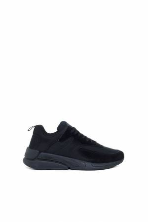 Diesel Men Sneakers In Ripstop And Suede - Black (P4187)