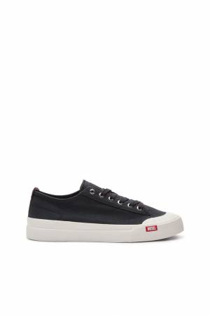 Diesel Men S-Athos Low-Canvas Sneakers - Black (P2994)