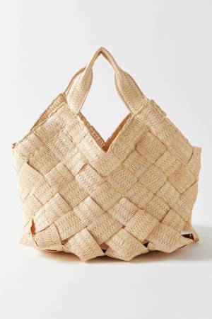 Maria La Rosa Virginie Raffia Bag