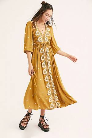 Free People Midi Dress "Fable Tuscan"