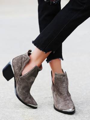 Jeffrey Campbell Hunt The Plains Boot Khaki Suede