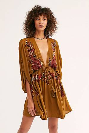 Free People Mini Dress "Pretty Pineapple"