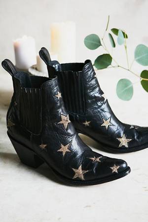 Mexicana Circus Stars Black Western Ankle Boots