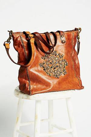 Campomaggi Boho Embellished Tote Bag "Capri"