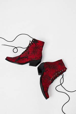 Jeffrey Campbell Boho Grove Lace-Up Western Boot