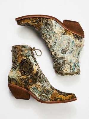 Jeffrey Campbell Paisley Grove Lace-Up Western Boot
