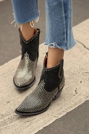 Mexicana Western Studded Ankle Boot