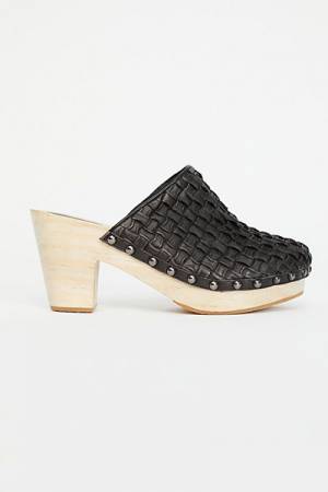 Free People FP Collection Braided Leather Clog