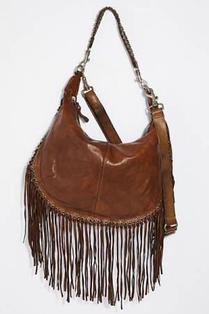 Campomaggi Taranto Distressed Leather Hobo Bag