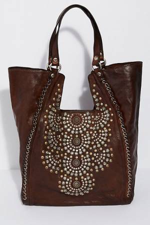 Campomaggi Cagliari Embellished Boho Hobo Bag