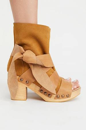Free People Wrap Clog Sandals "Trilogy" FP Collection