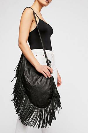 Pelechecoco Boho Fringe Hobo Bag "Elouise"