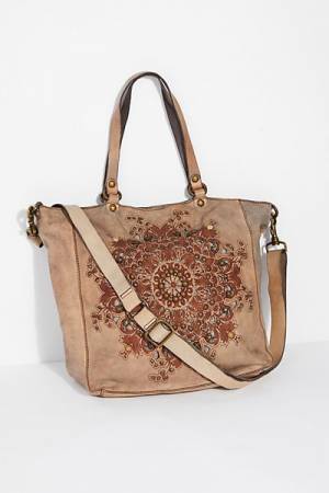 Campomaggi Mantua Embellished Bohemian Tote Bag