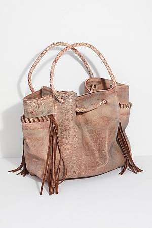 Free People Distressed Boho Tote Bag "Sedona"