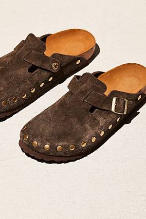 Birkenstock Studded Slip-On Clogs "Boston"