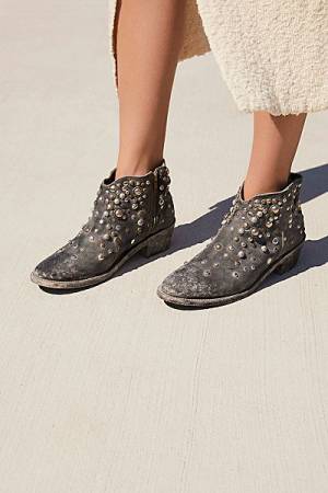 Faryl Robin + Free People Western Ankle Boot "Vista Stud"