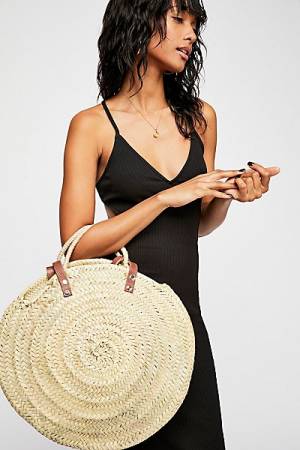 Sought & Found Straw Tote Bag "Marrakesh"