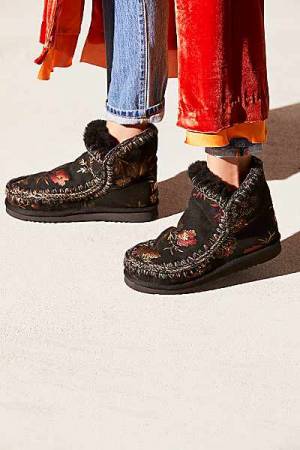 MOU Boots "Eskimo" Black Floral