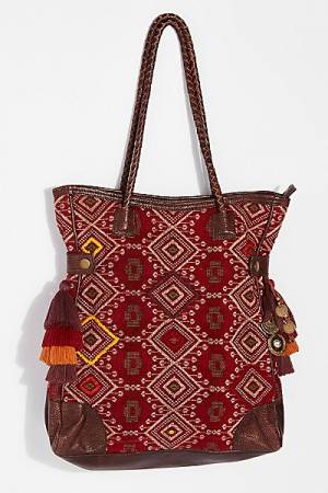 Free People Bohemian Tote Bag "Luma Tapestry"