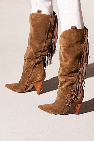 Sigerson Morrison Boho Boot "Janey" Fringed Slouch