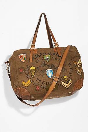 Campomaggi Bag "Matera" Military Patched Weekender