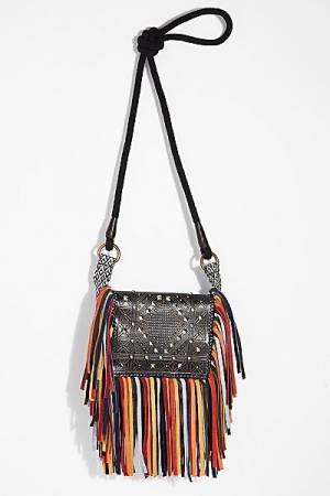 Free People Fringed Crossbody Boho Bag "Foreverly"