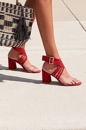 Free People Block Heel Sandals "Lina"