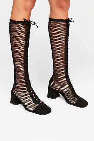 Jeffrey Campbell Tall Boots "Divine" Lace-Up