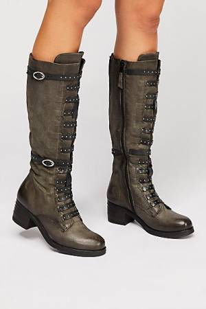 Miz Mooz Boots "Johnny" Stud Knee-High