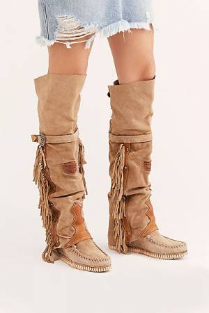 El Vaquero Tall Mocc Boot "Drifter"
