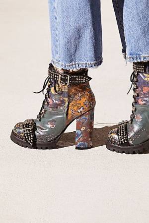 Jeffrey Campbell Boots "Lilith" Boho Platforms