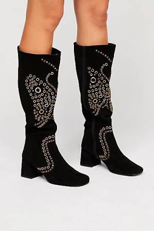 Jeffrey Campbell Boots "Monarch" Slouchy Knee-High