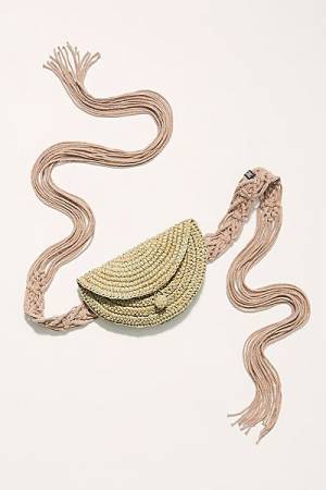 Nannacay Straw Belt Bag