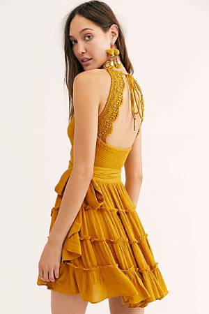 Free People Mini Dress "Hot Dang"